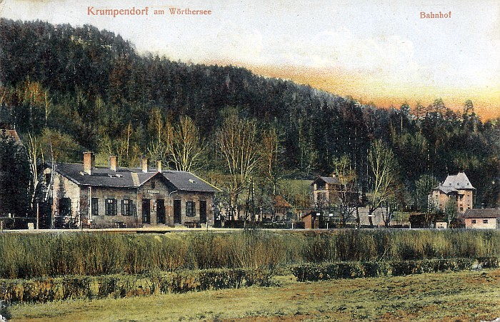 Bahnhof Krumpendorf 1905