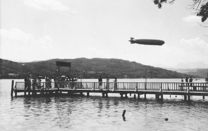 Zeppelin über Wörthersee 1931