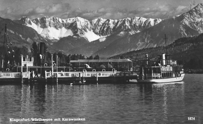 Schiffsanlegestelle Klagenfurt 1941