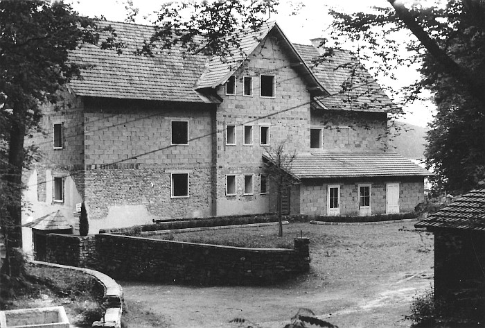 Seehotel Koch Rohbau Rückseite 1954