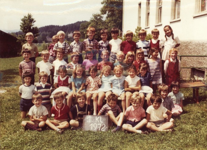 Klassenfoto 1972 1. Klasse
