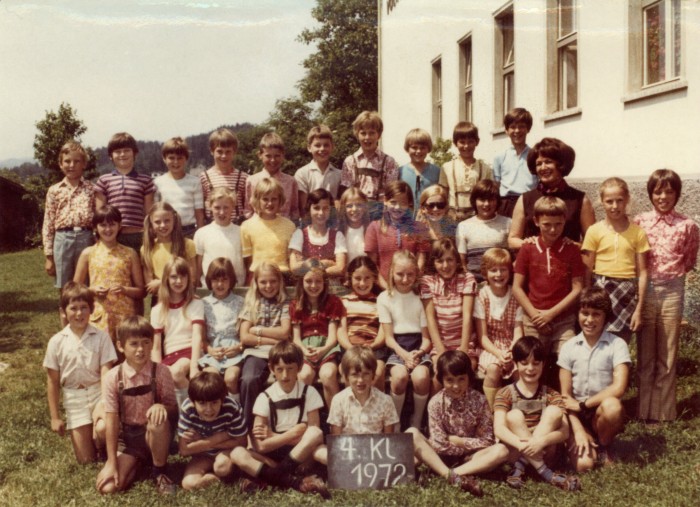 Klassenfoto 1972 4. Klasse