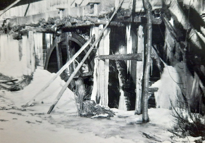 Ferlitz Säge im Winter 1954