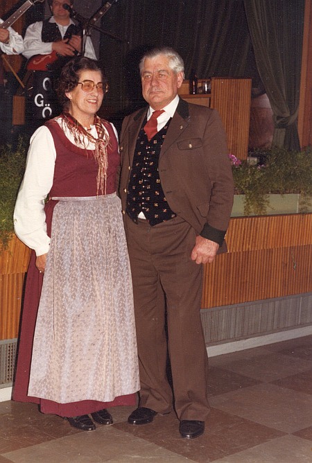 Fritz und Susi Kaschitz (Foto Egger) 1980er Jahre