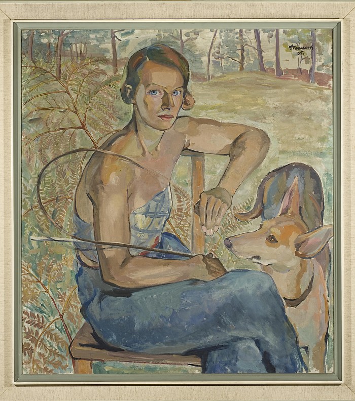 Elisabeth Guttenberg-Sterneck, Selbstportrait, 1935