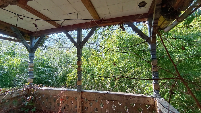 Blick vom Balkon im 1. Stock 2026