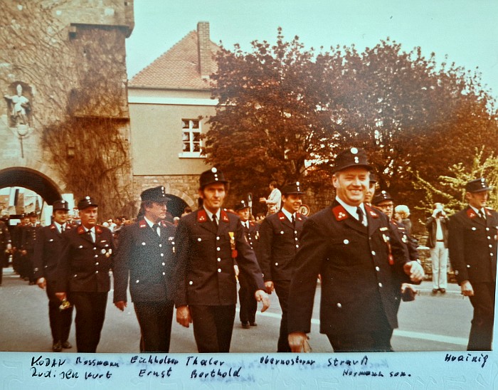 Die Krumpendorfer Feuerwehr in Bad Neustadt an der Saale 1978
