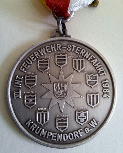 Medaille der 6. Sternfahrt in Krumpendorf 1984