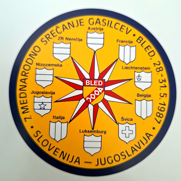 Logo der 7. Sternfahrt in Bled 1987