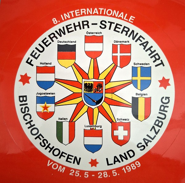Logo der 8. Sternfahrt in Bischofshofen 1989