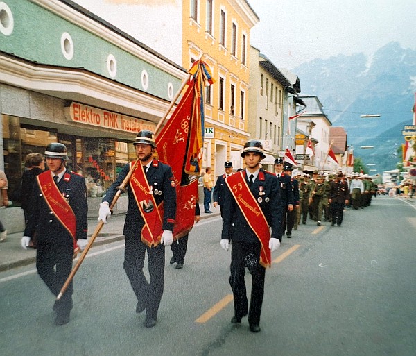 Feuerwehr-Umzug in Bischofshofen 1989