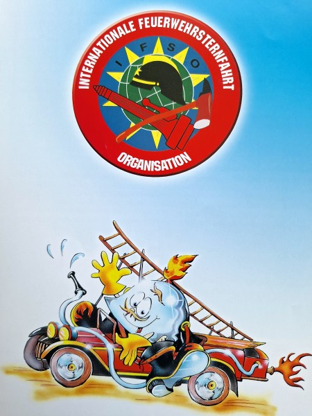 Logo der Int. Feuerwehr-Sternfahrten 1993