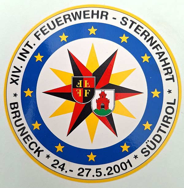 Logo der 14. Sternfahrt in Bruneck 2001