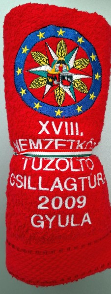 Fanartikel Handtuch 18. Sternfahrt in Gyula 2009