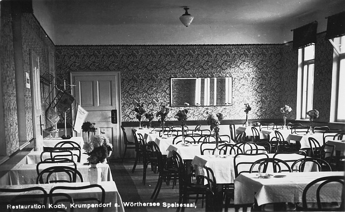 Restauration Koch Speisesaal 1933