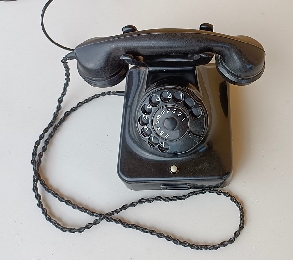 Siemens Telefon mit Wählscheibe 1940er / 1950er Jahre