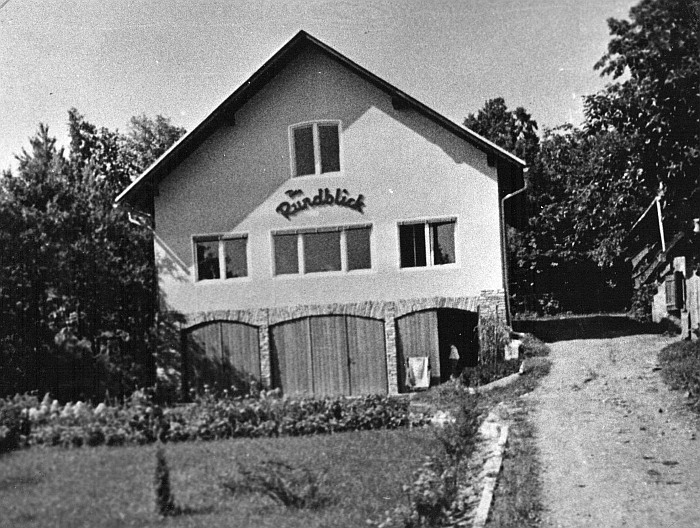 Neu errichtetes Firmengebäude "Der Rundblick" 1960