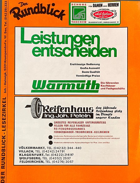 Rundblick - Umschlag orange 1980er