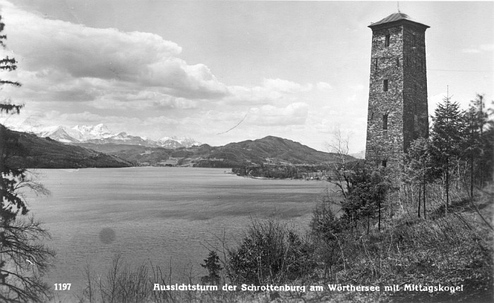 Schrottenburg Aussichtsturm 1939