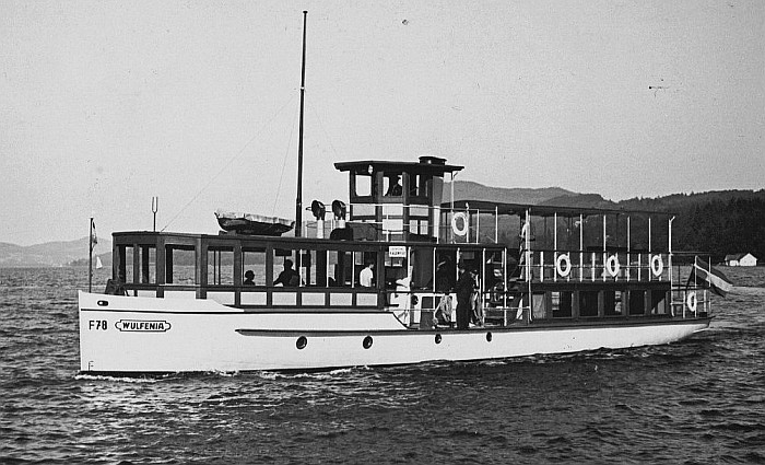 Wörtherseeschiff Wulfenia 1930er Jahre